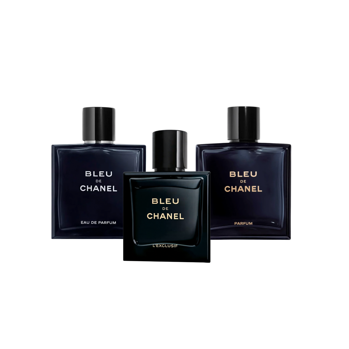 Bleu de Chanel Discovery Set | Bleu de Chanel EDP, Bleu de Chanel Parfum & Bleu de Chanel L'Exclusif