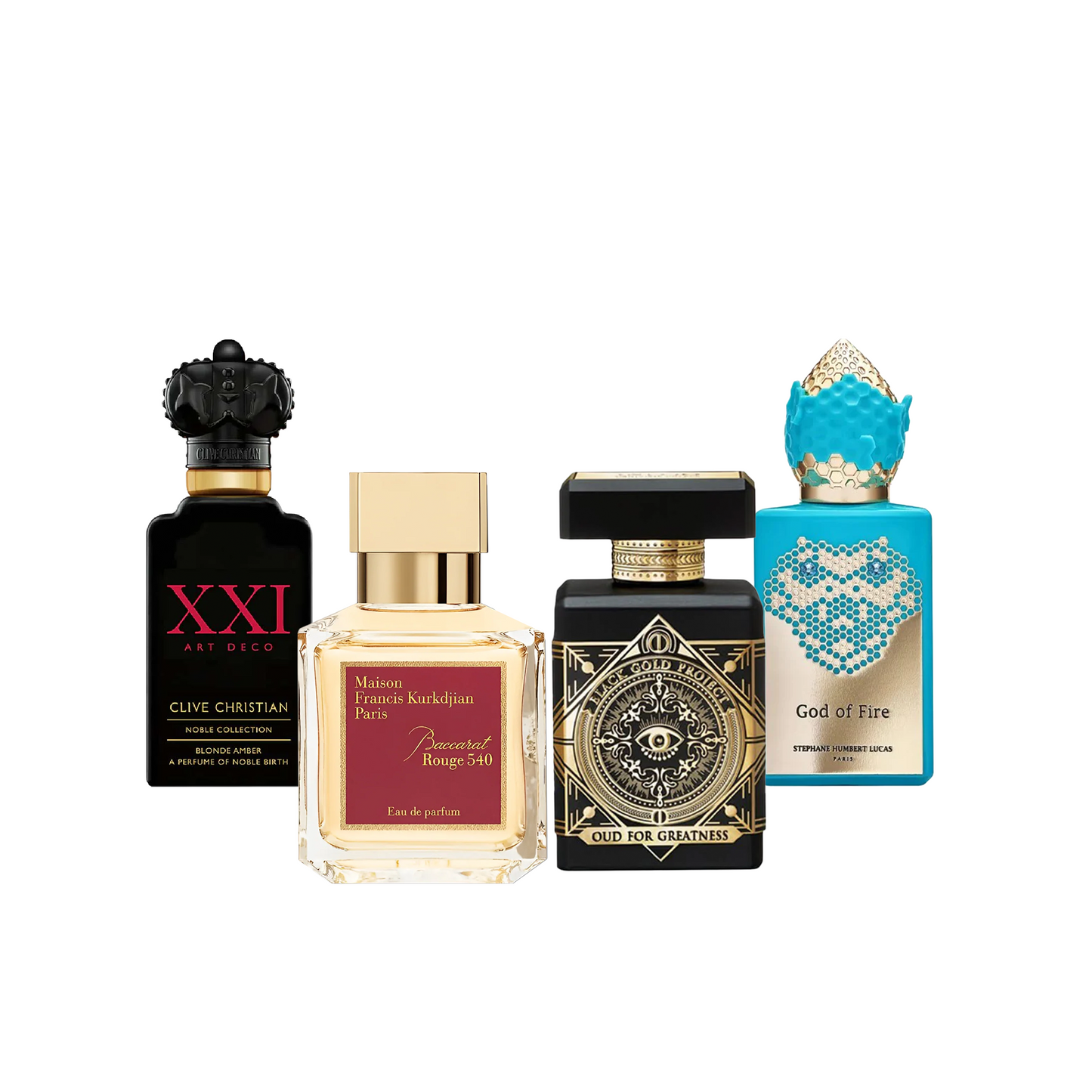 The Great Indian Wedding Set | Baccarat Rouge 540, Blonde Amber, Oud for Greatness, God of Fire