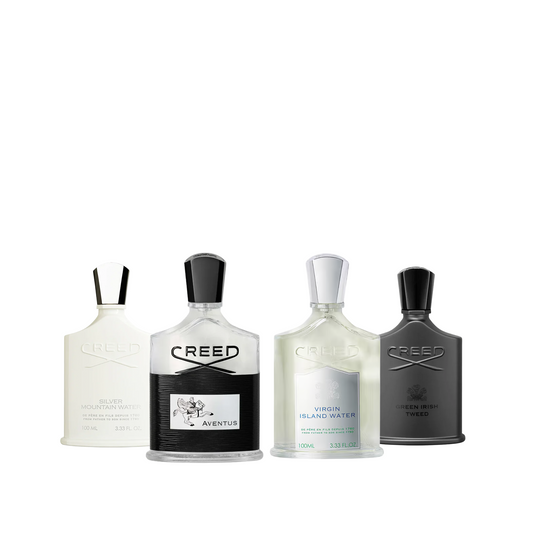 Creed Discovery Set | Aventus, Virgin Island Water, Green Irish Tweed & Silver Mountain Water