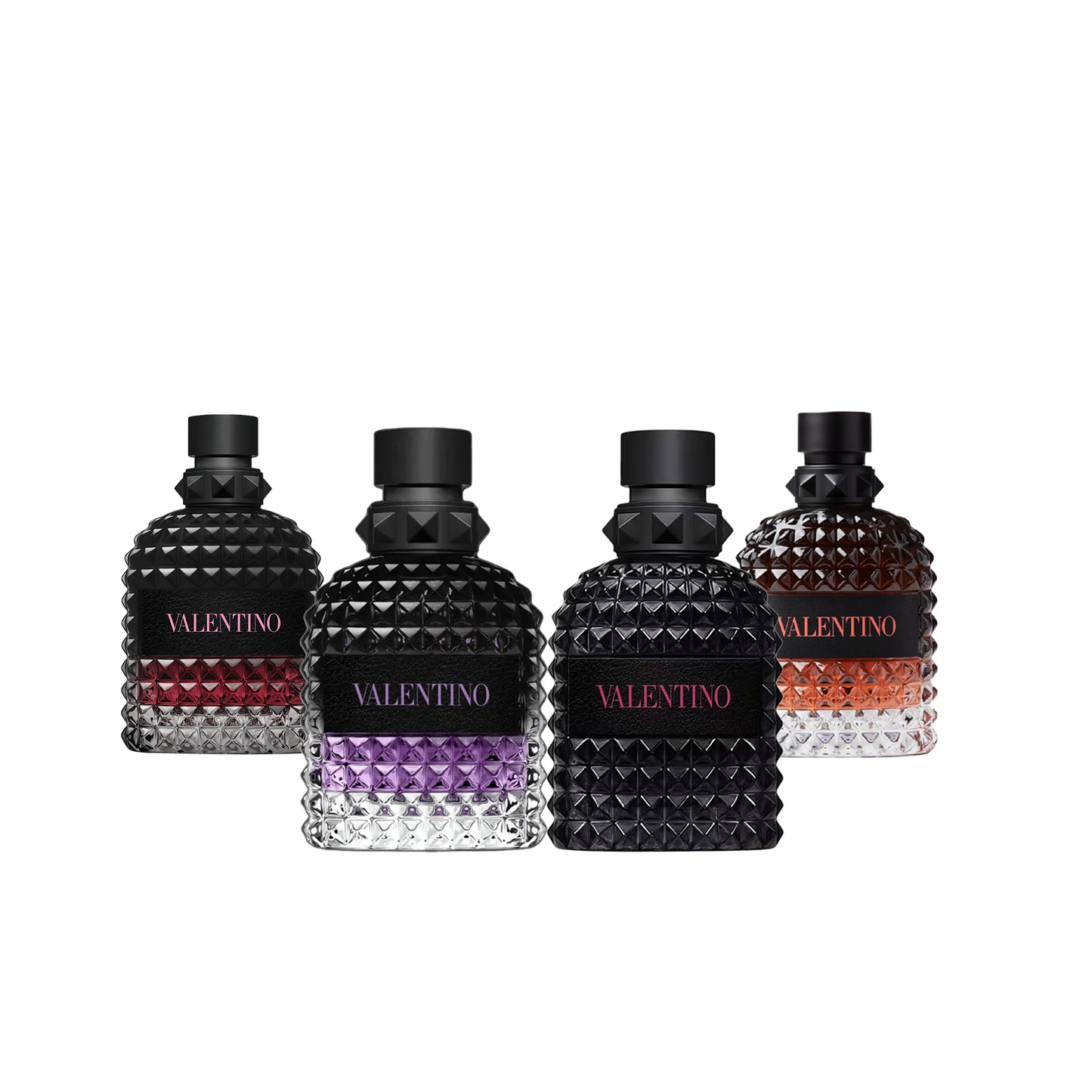Valentino Discovery Set | Born in Roma Coral Fantasy, Purple Melancholia, Extradose Parfum, Intense